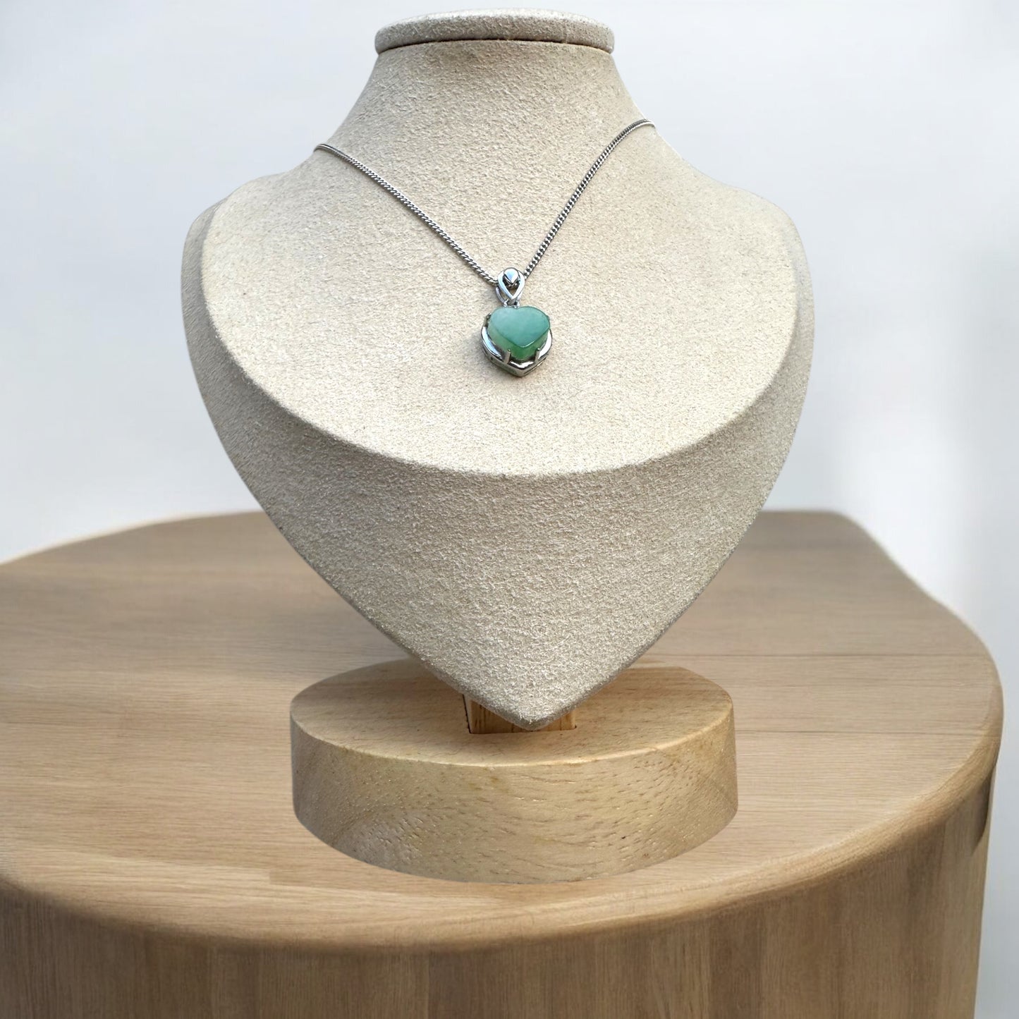 Green Heart Jadeite Necklace