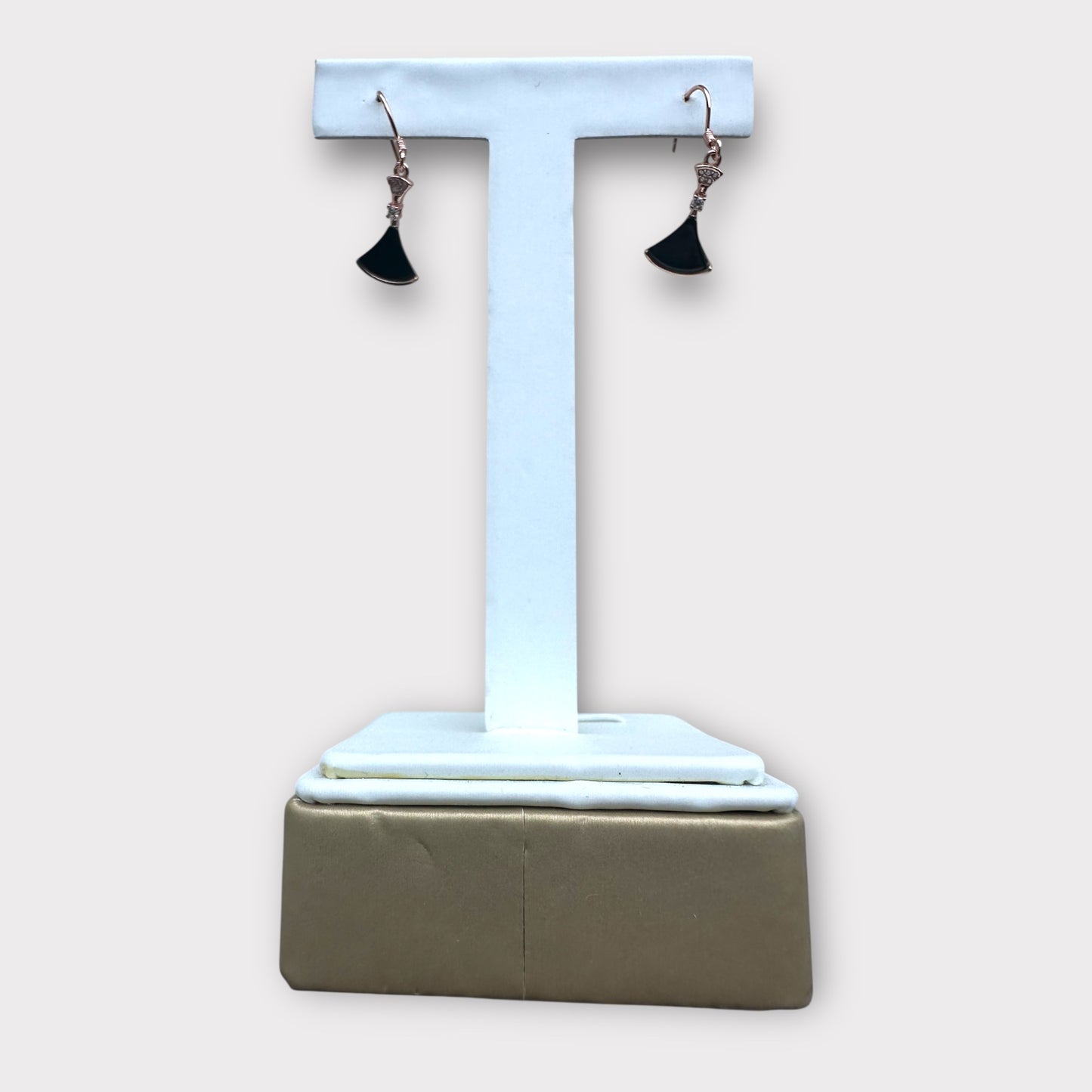 Omphacite Triangle Jadeite Earring Hooks