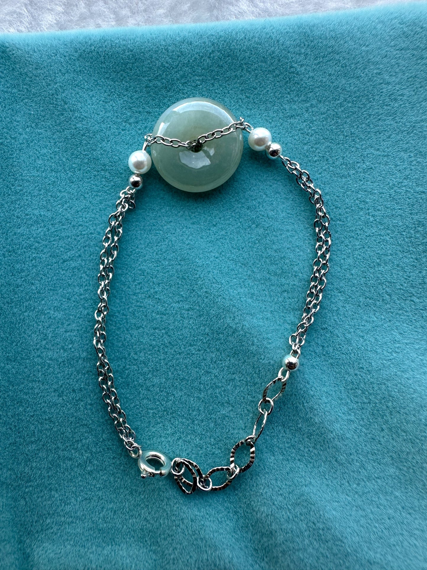 Jadeite Donut Bracelet