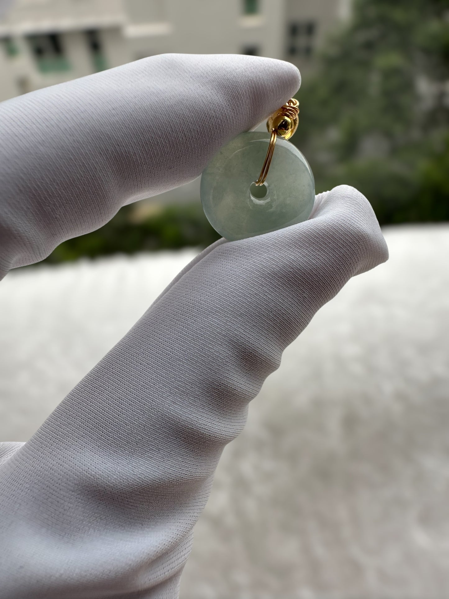 Jadeite Donut Pendant