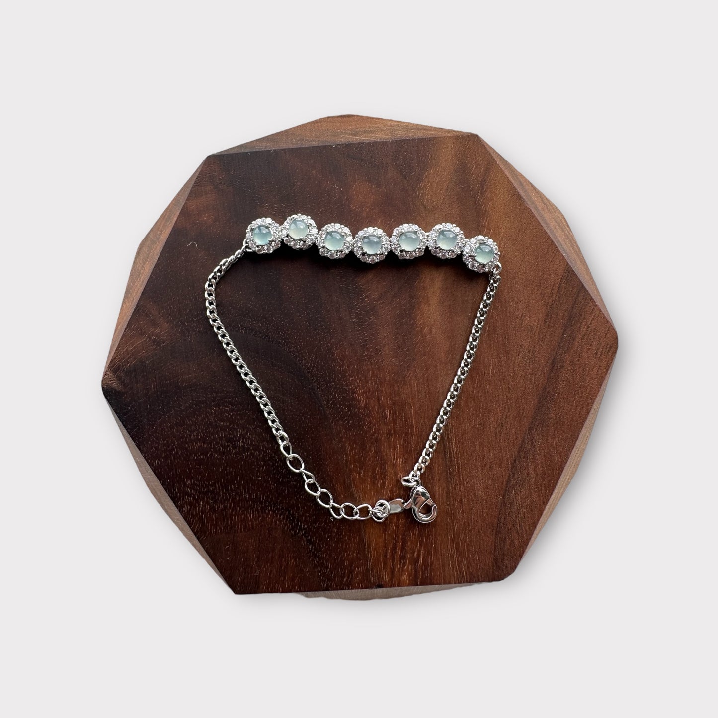 Jadeite Tennis Bracelet