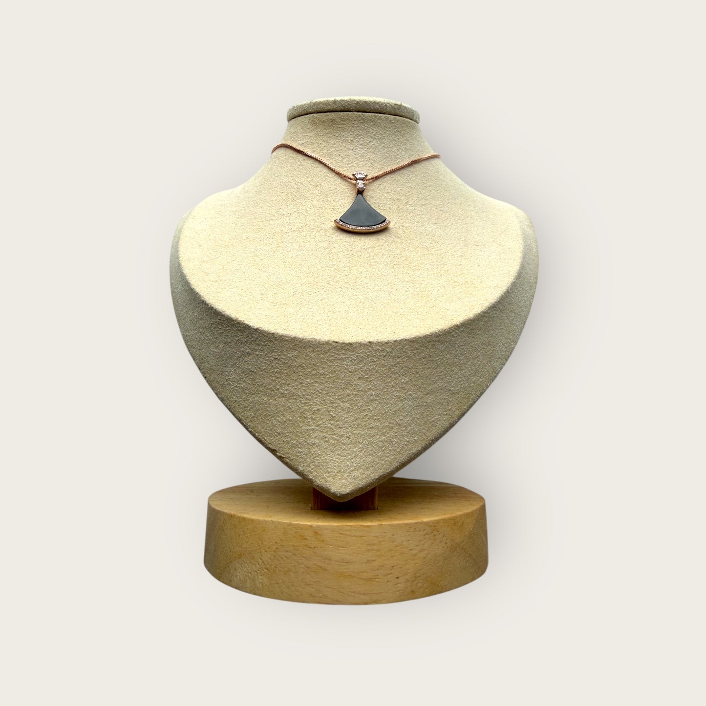 Omphacite Jadeite Triangle Necklace