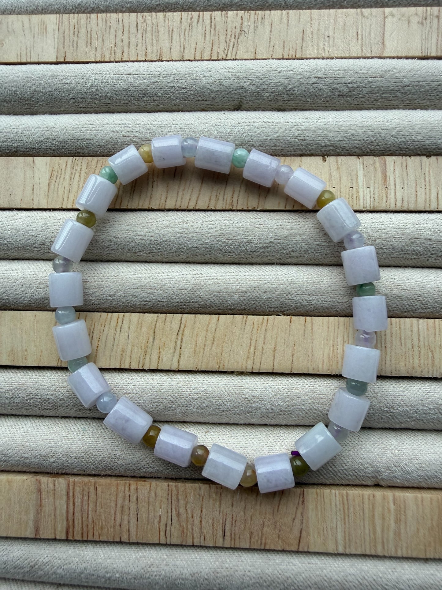 Jadeite Block Bracelet
