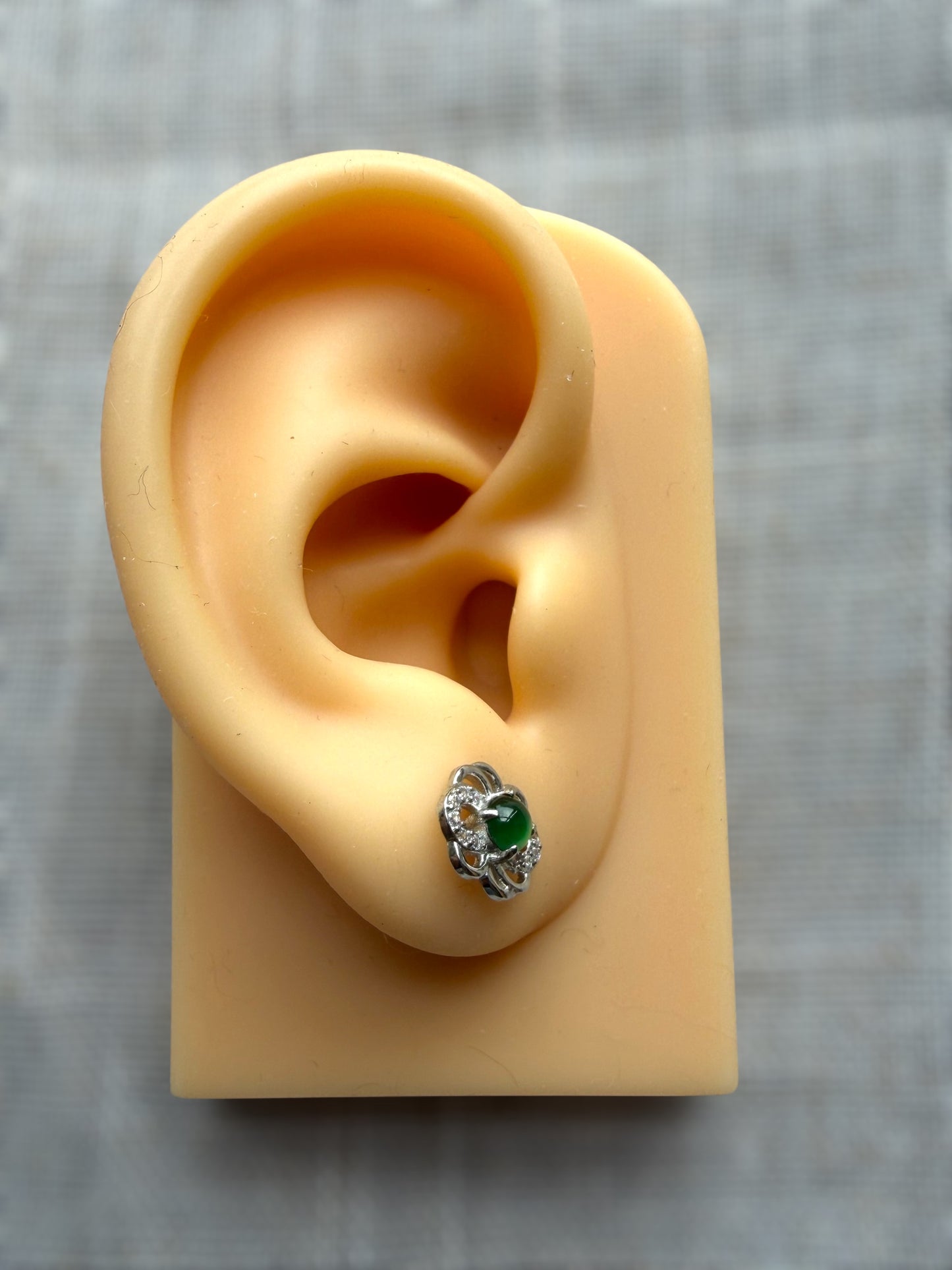 Jadeite Earring Studs