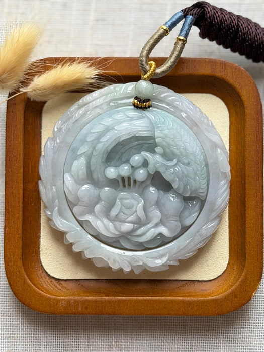 Carved Jadeite Bangle Set