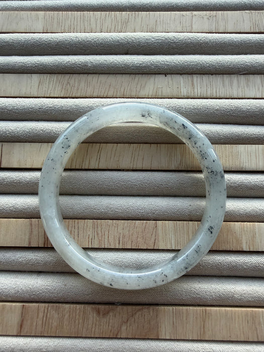 Icy Wuji Jadeite Bangle