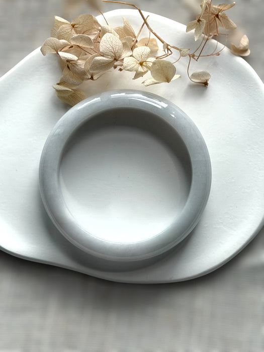 White Jadeite Bangle