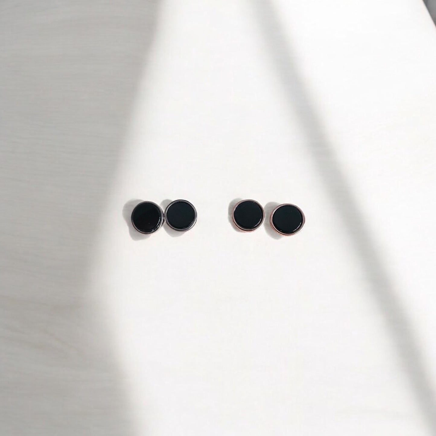 Omphacite Round Jadeite Earring Studs