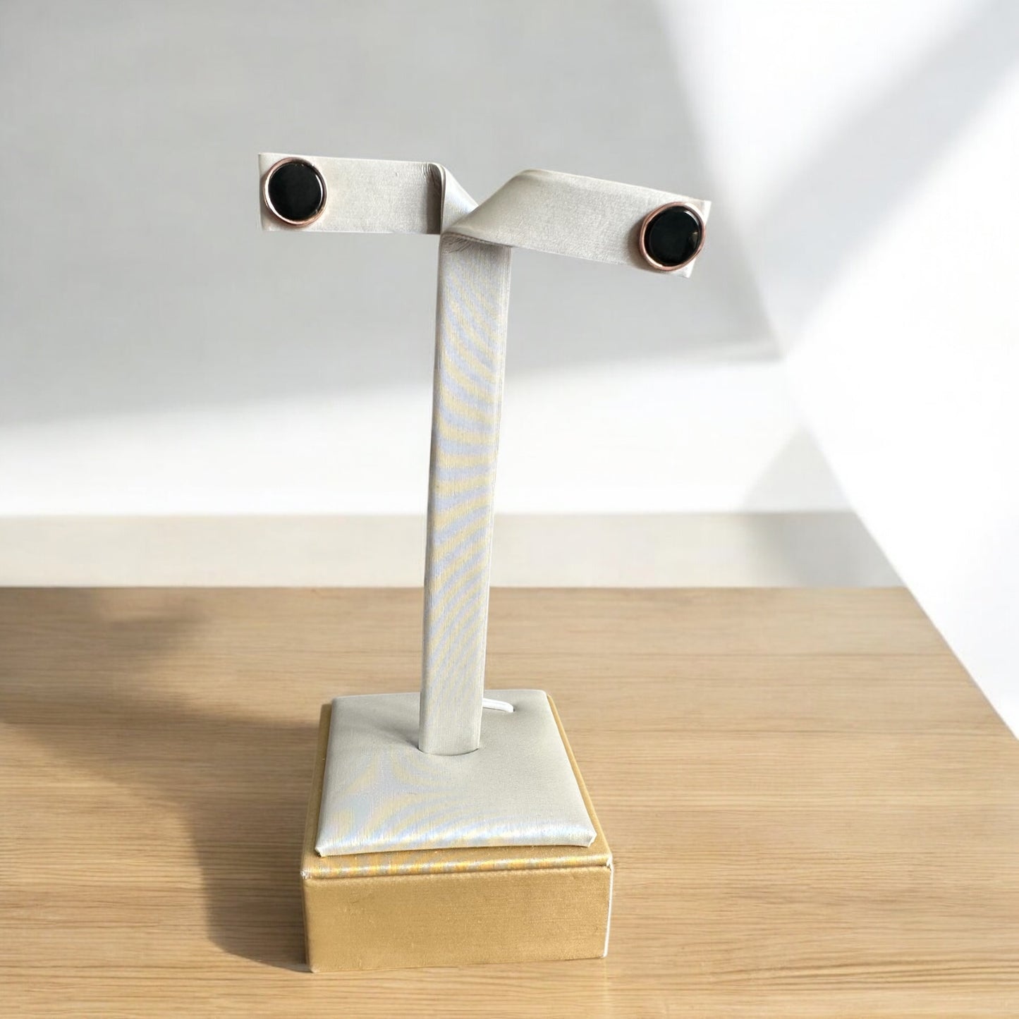 Omphacite Round Jadeite Earring Studs