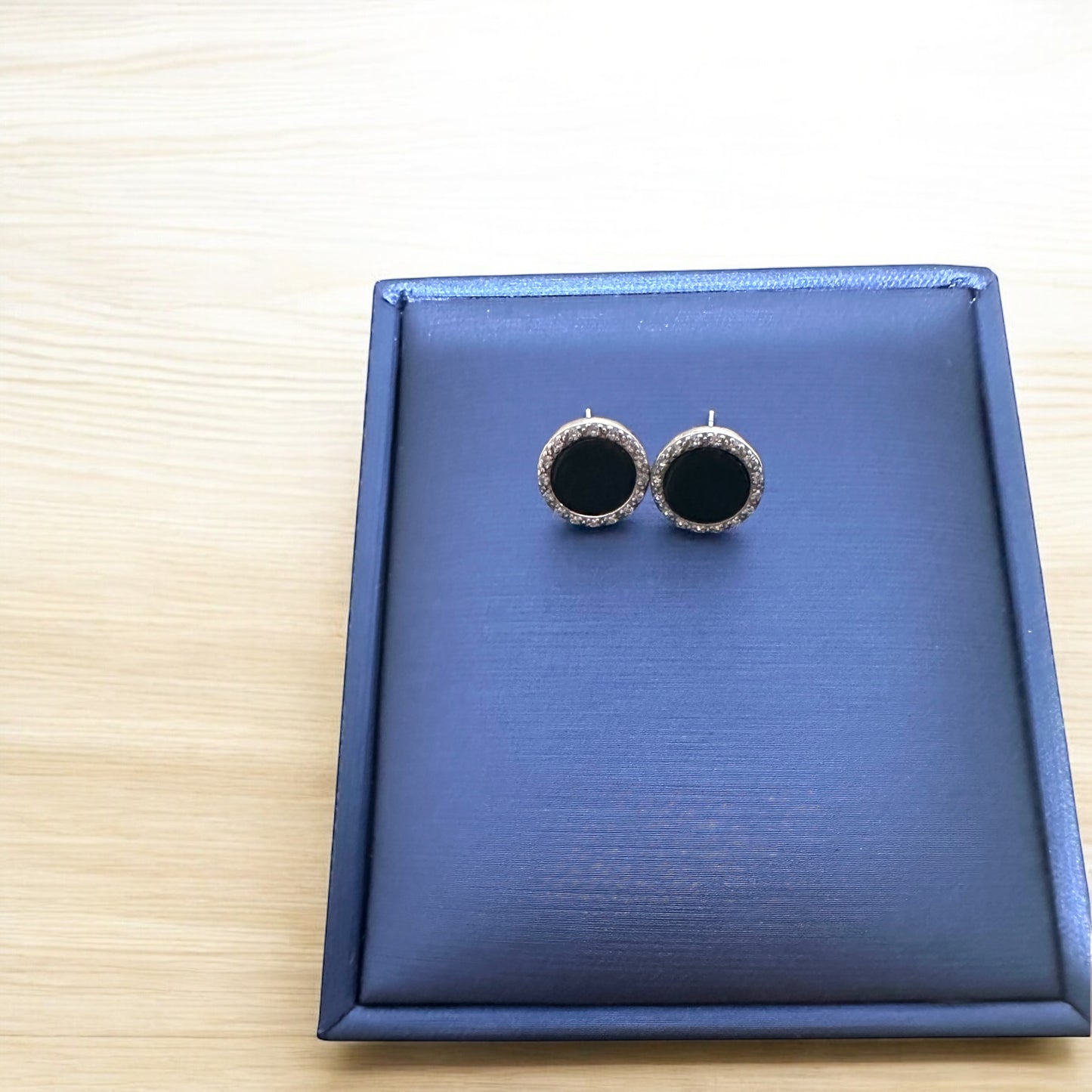 Omphacite Jadeite Earring Studs