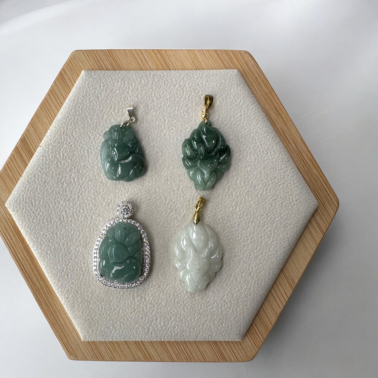 Ninetail Jadeite Charms