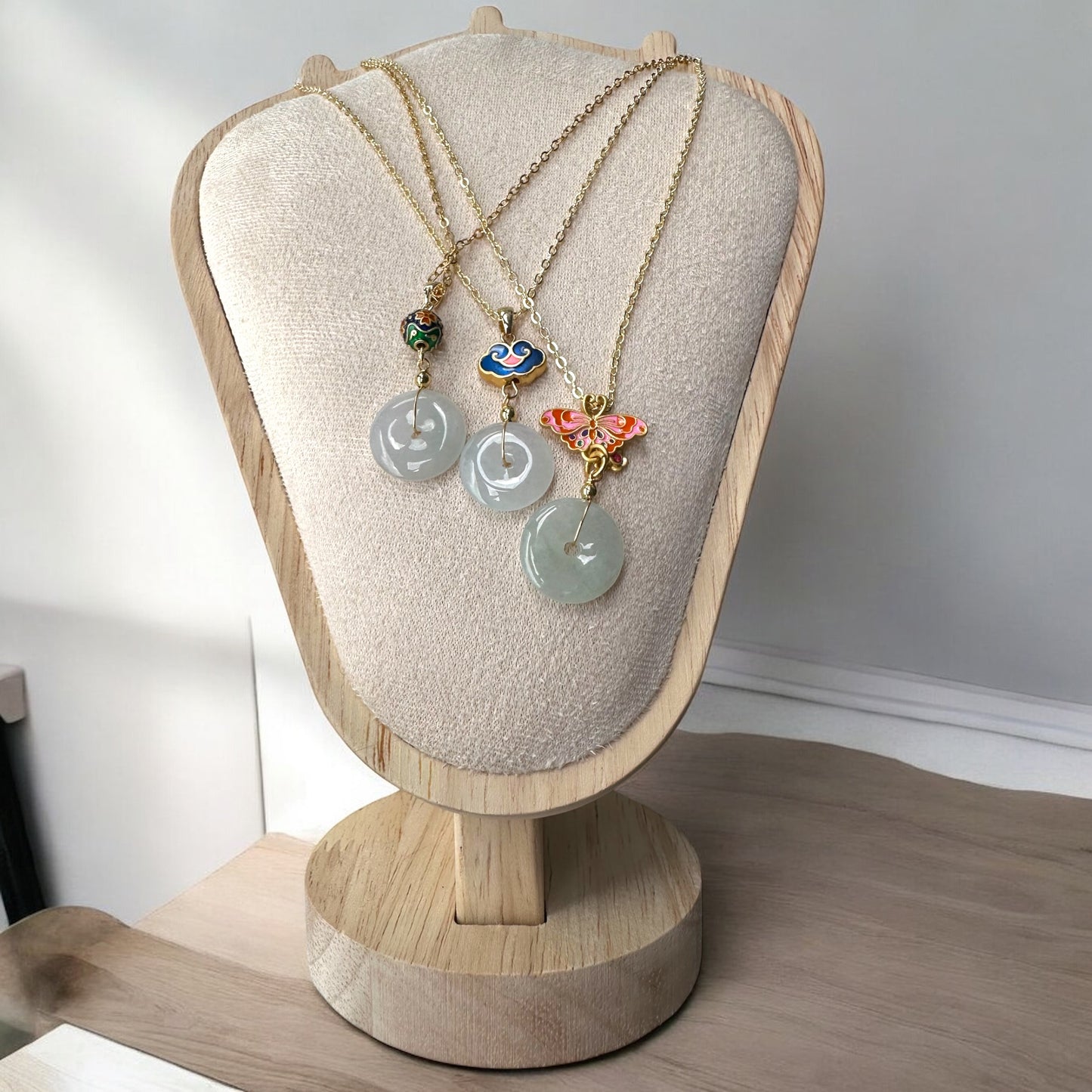 Donut Jadeite Necklace