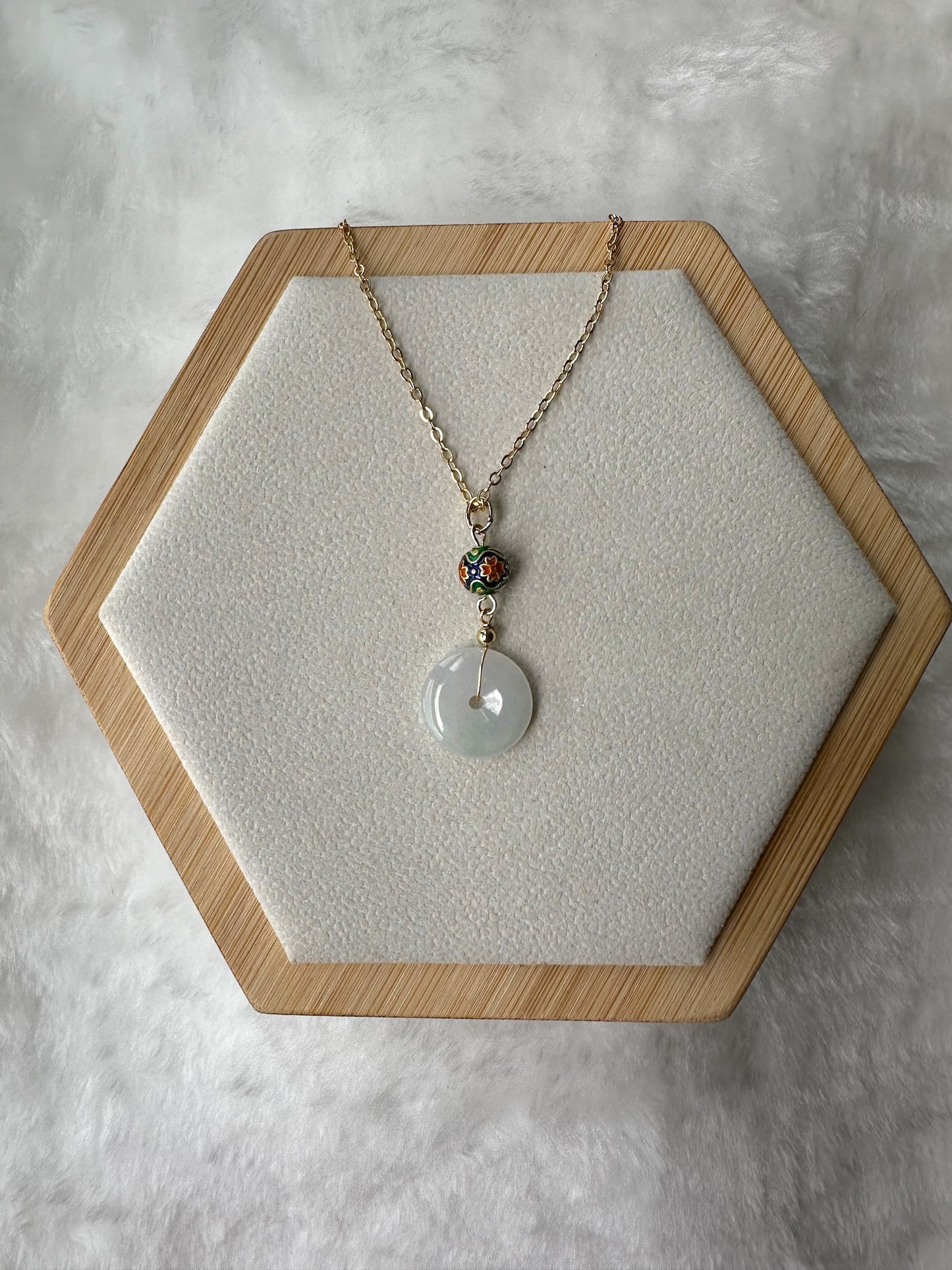 Donut Jadeite Necklace