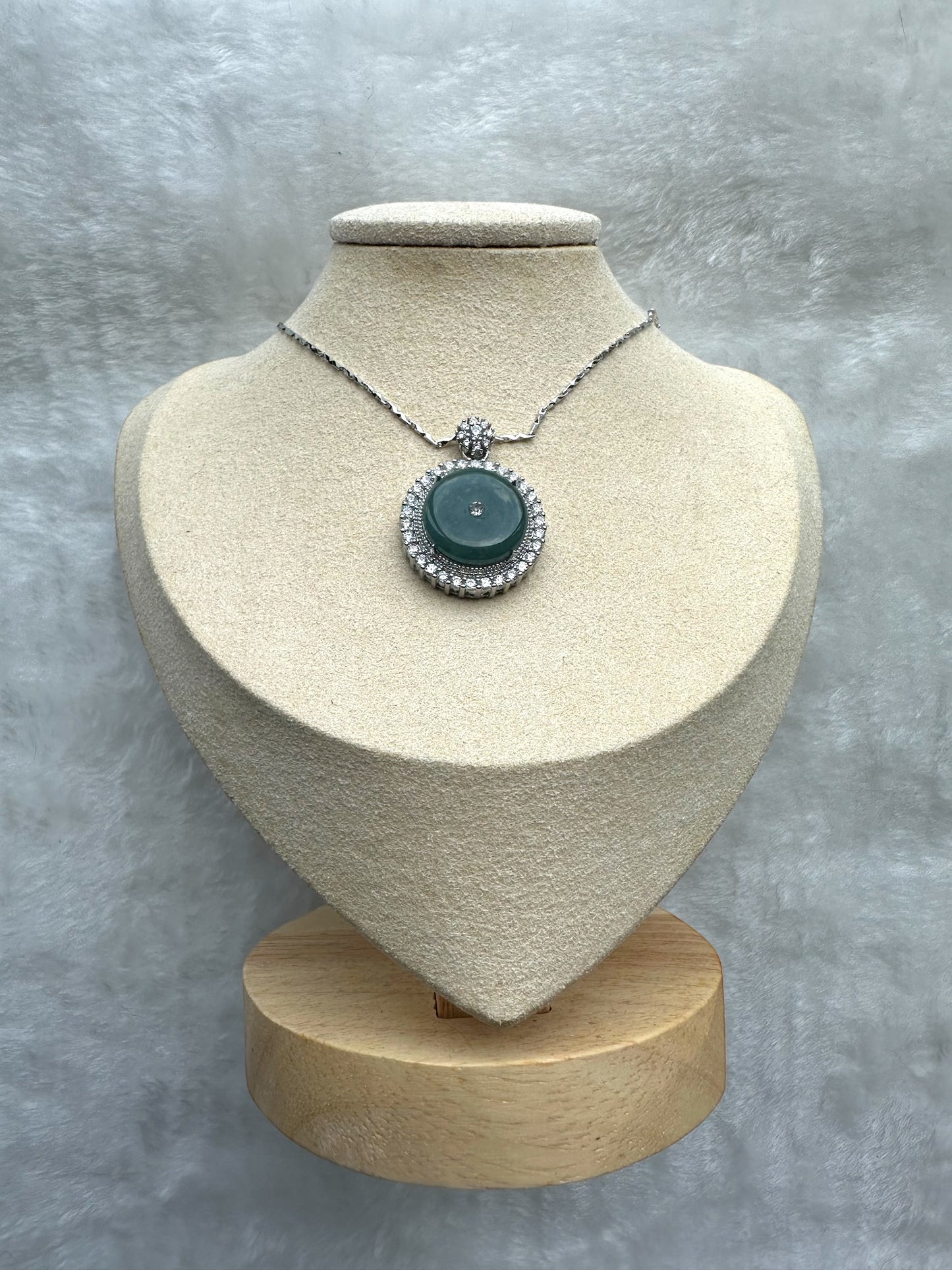 Jadeite Donut Necklace