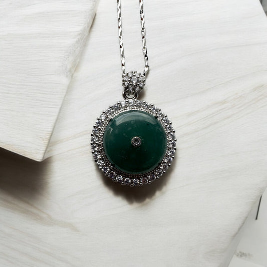 Jadeite Donut Necklace