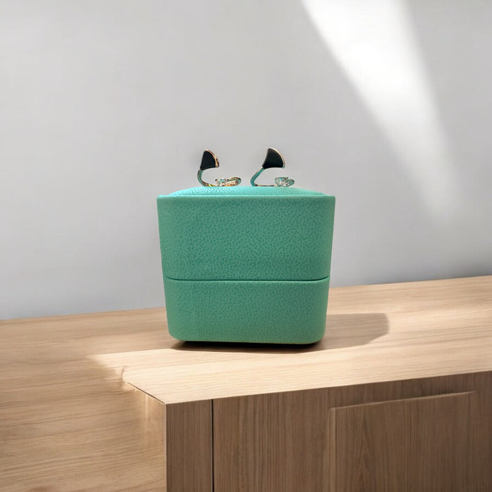 Omphacite Triangle Jadeite Ring