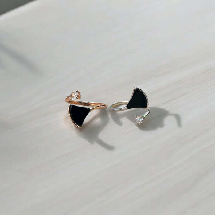 Omphacite Triangle Jadeite Ring