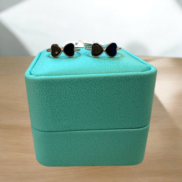 Omphacite Ribbon Jadeite Ring