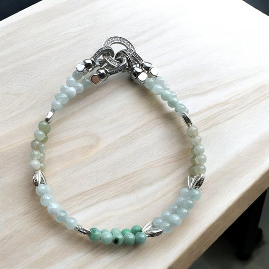 Double Trio Jadeite Bracelet