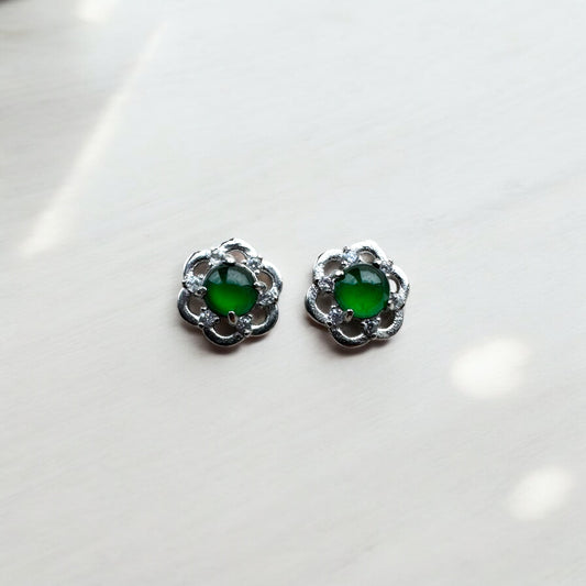 Jadeite Earring Studs