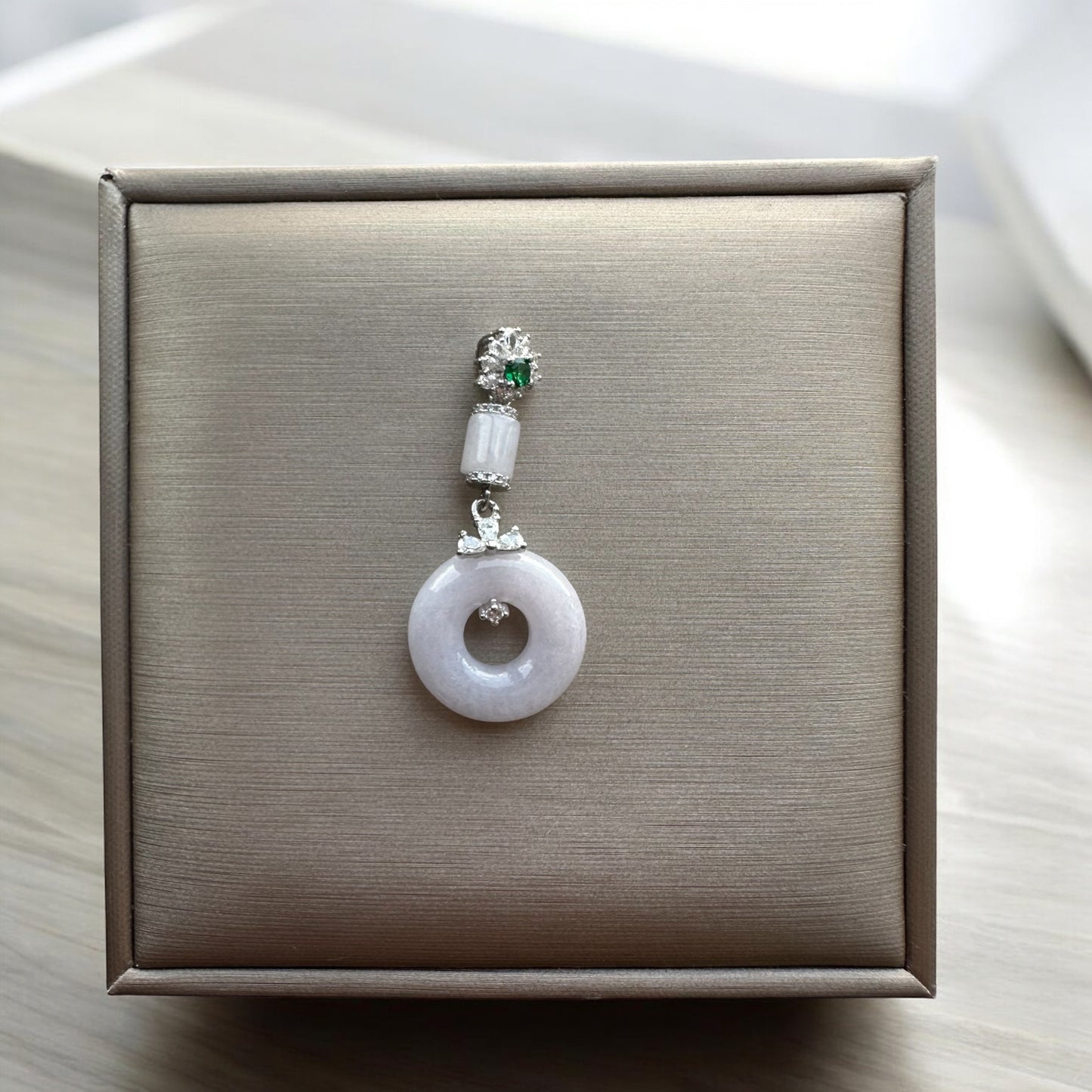 Jadeite Donut Pendant
