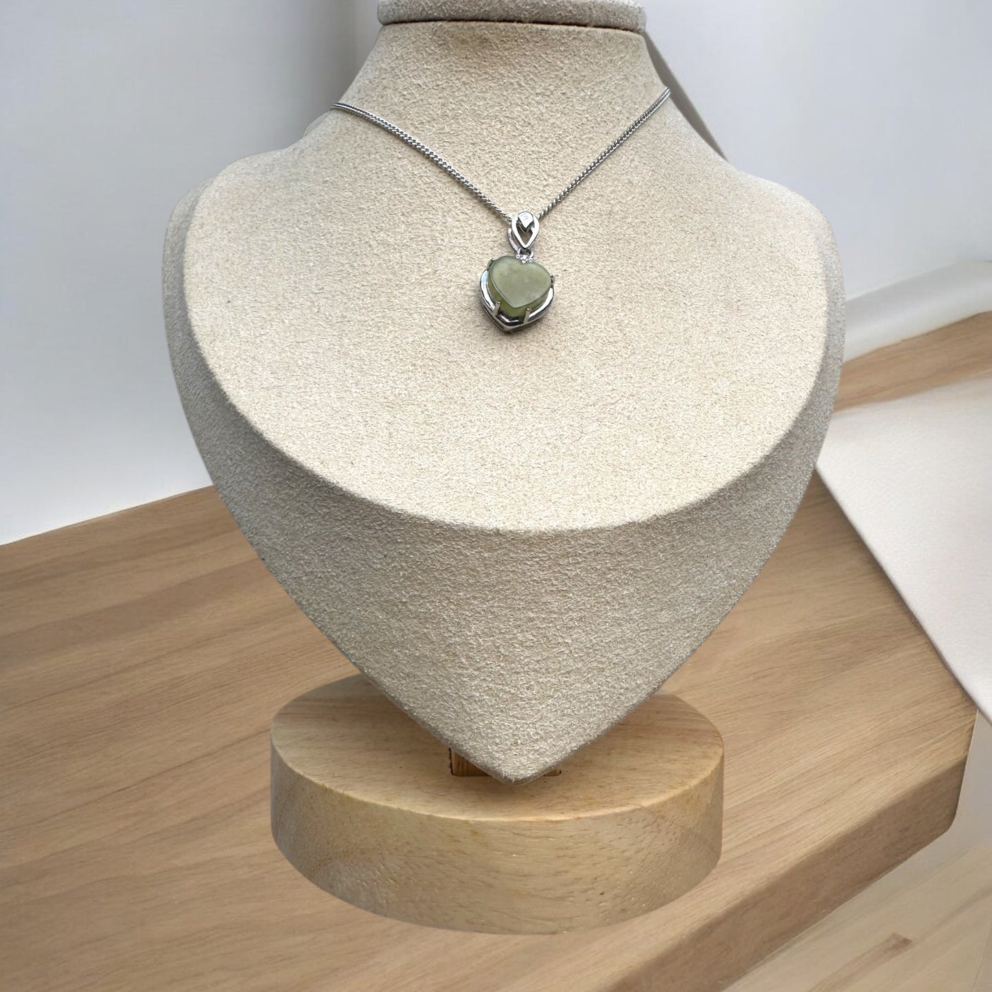 Yellow Heart Jadeite Necklace
