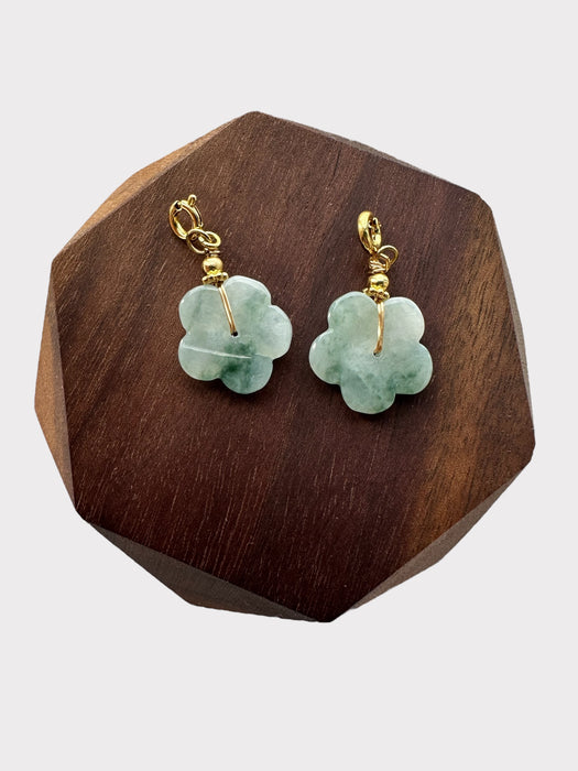 Flower Jadeite Charms