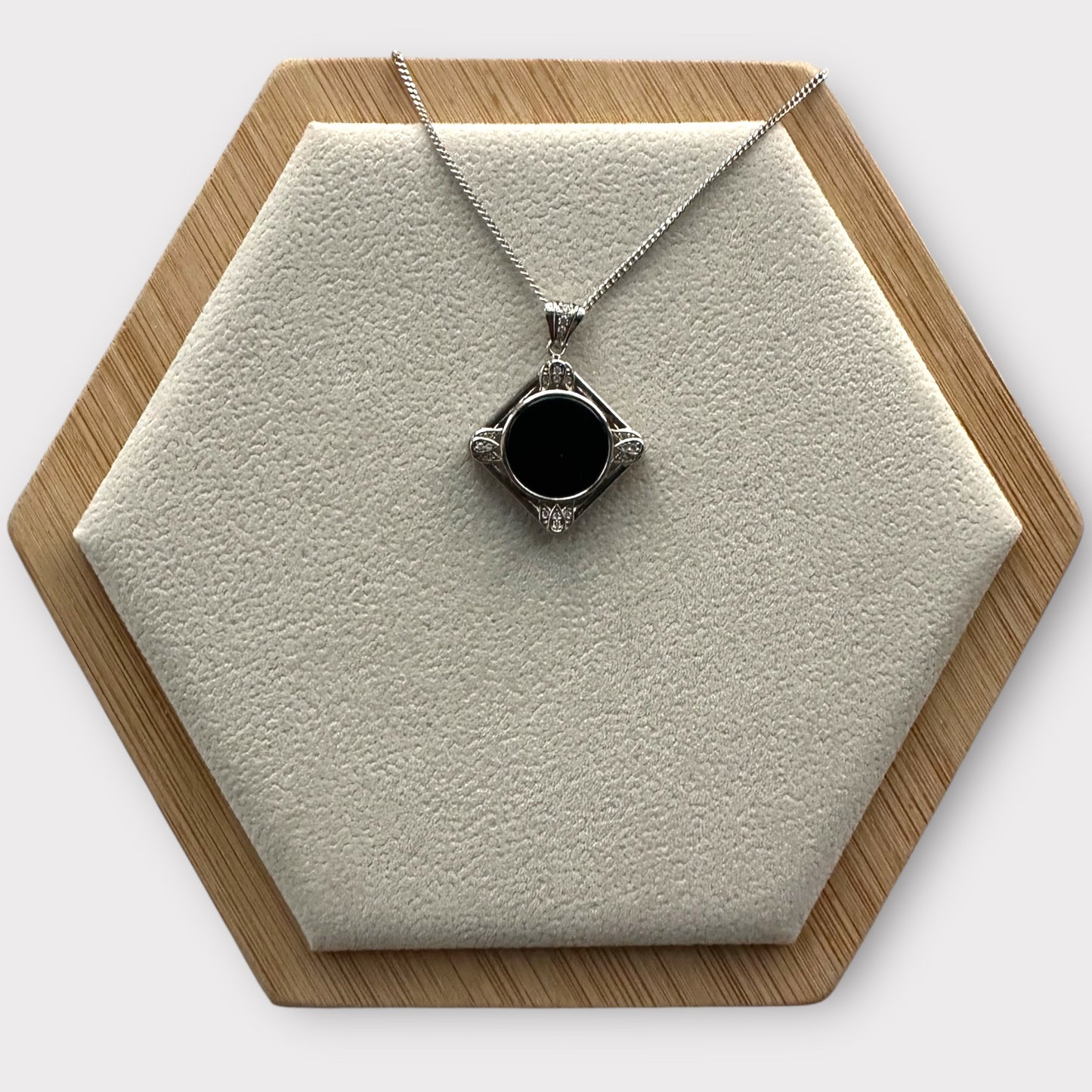 Omphacite Square Jadeite Necklace