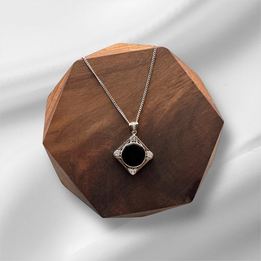 Omphacite Square Jadeite Necklace