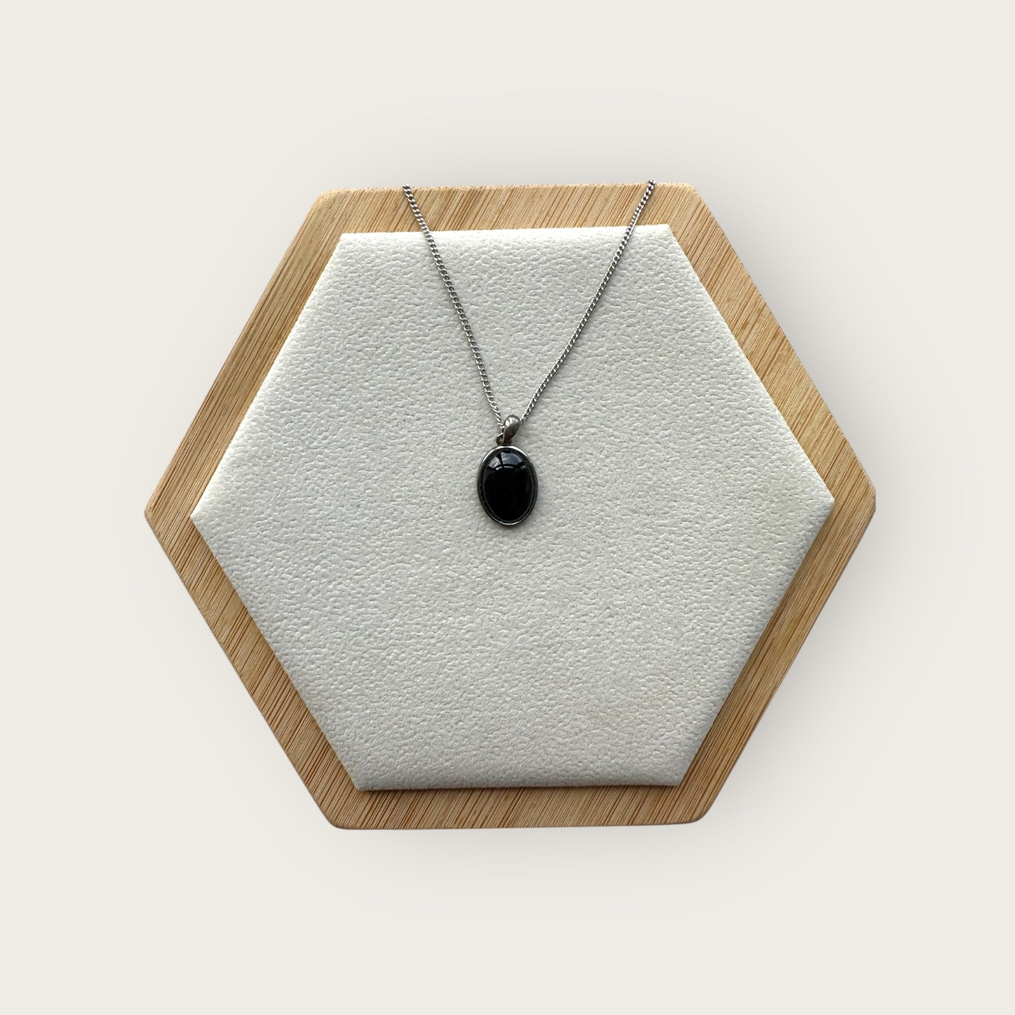 Omphacite Jadeite Oval Necklace