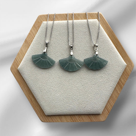 Fan Jadeite Necklace