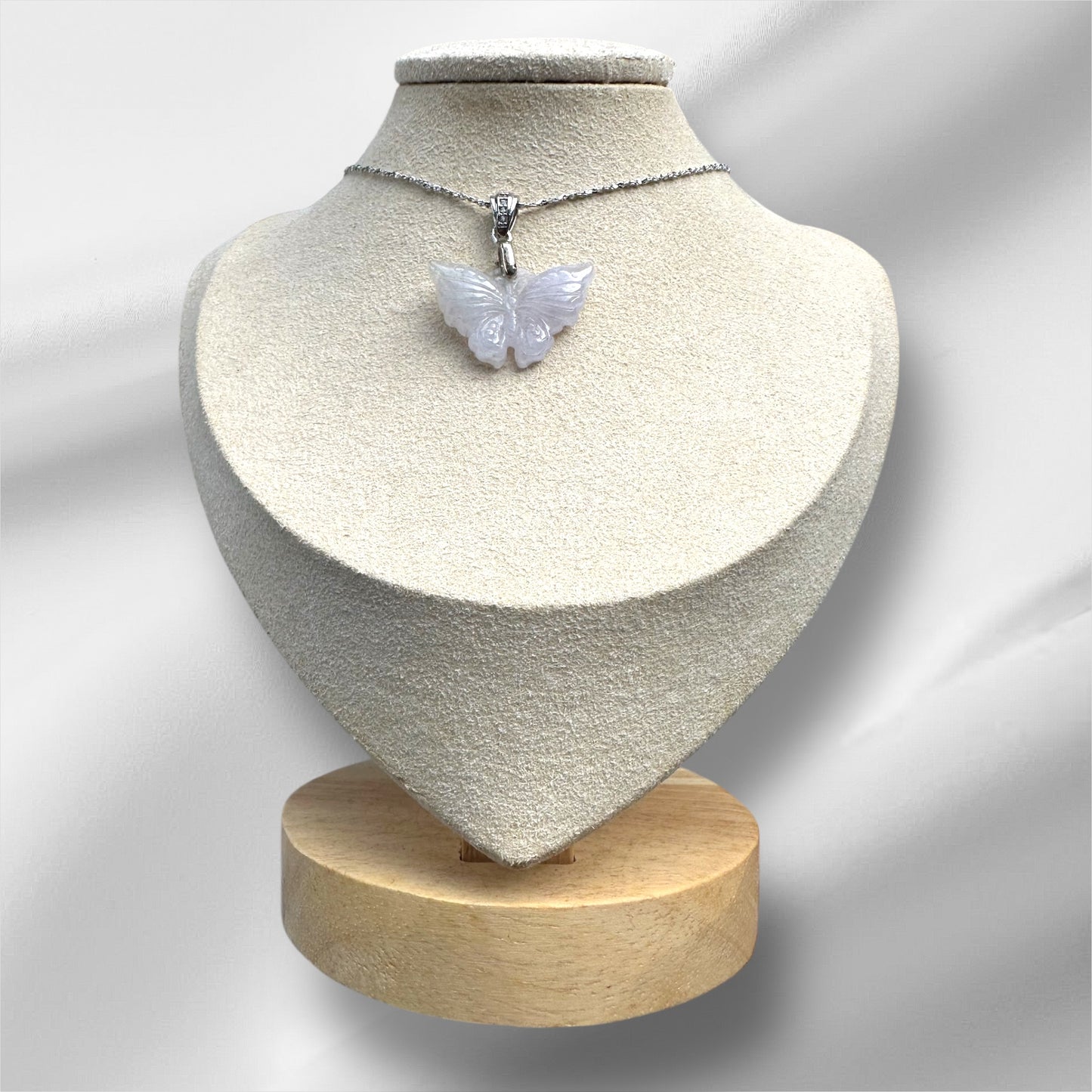 Jadeite Butterfly Necklace