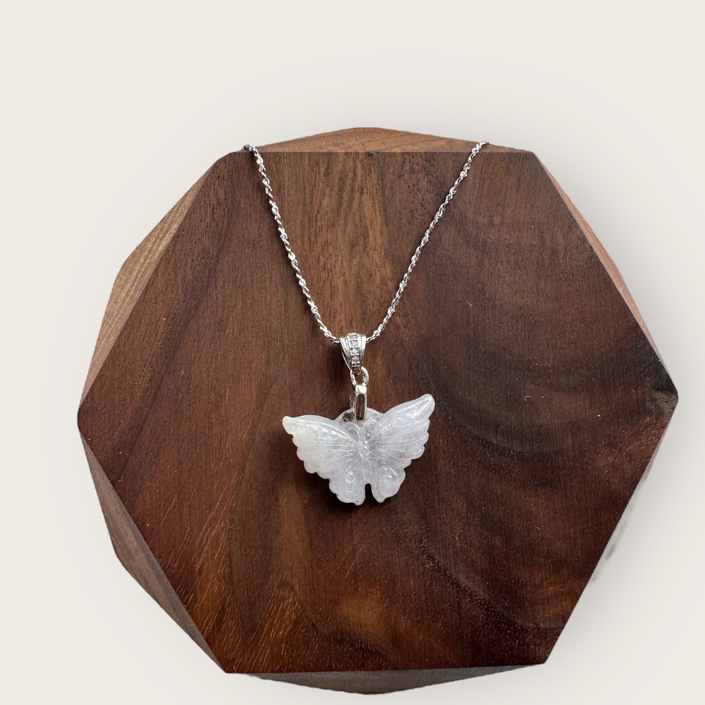 Jadeite Butterfly Necklace
