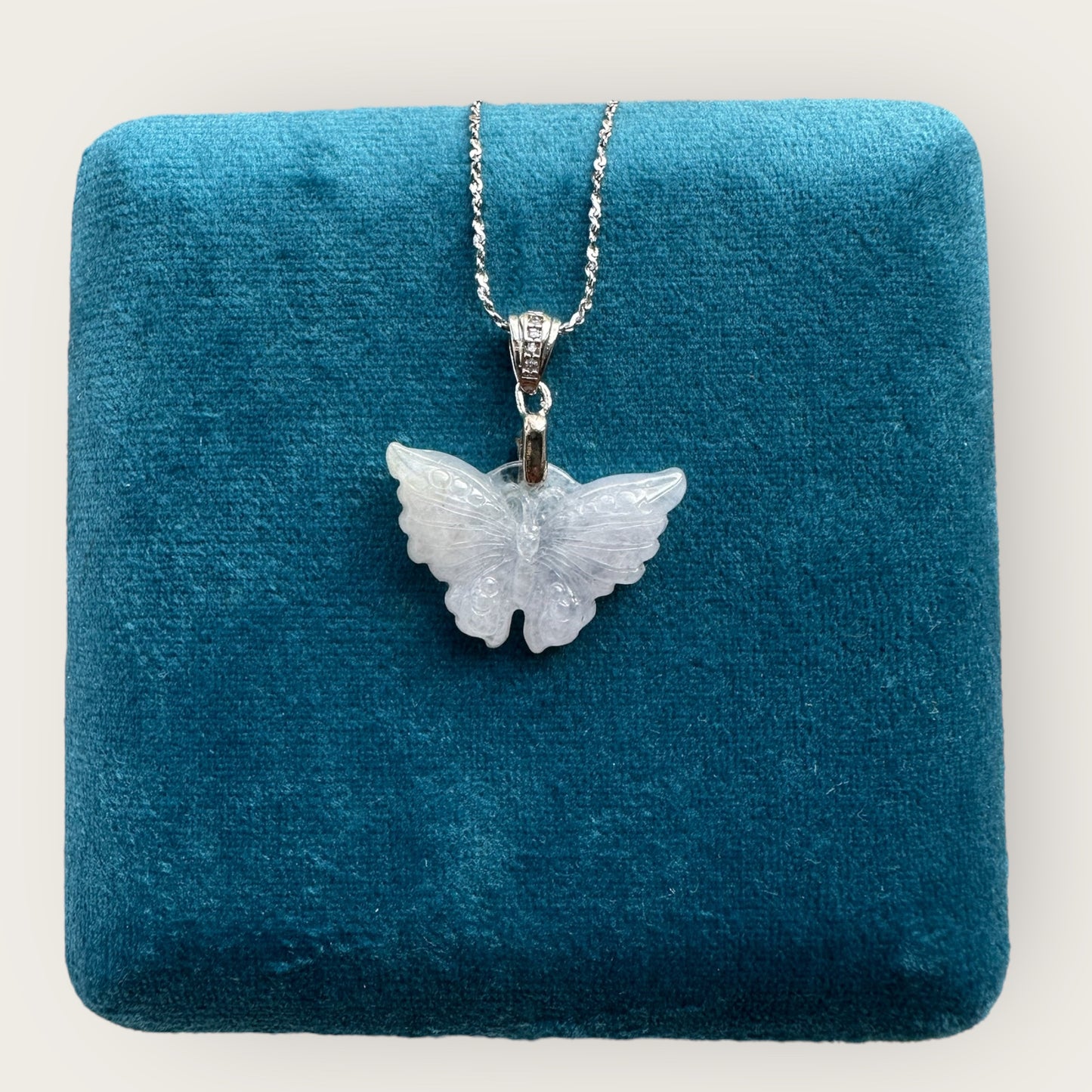 Jadeite Butterfly Necklace