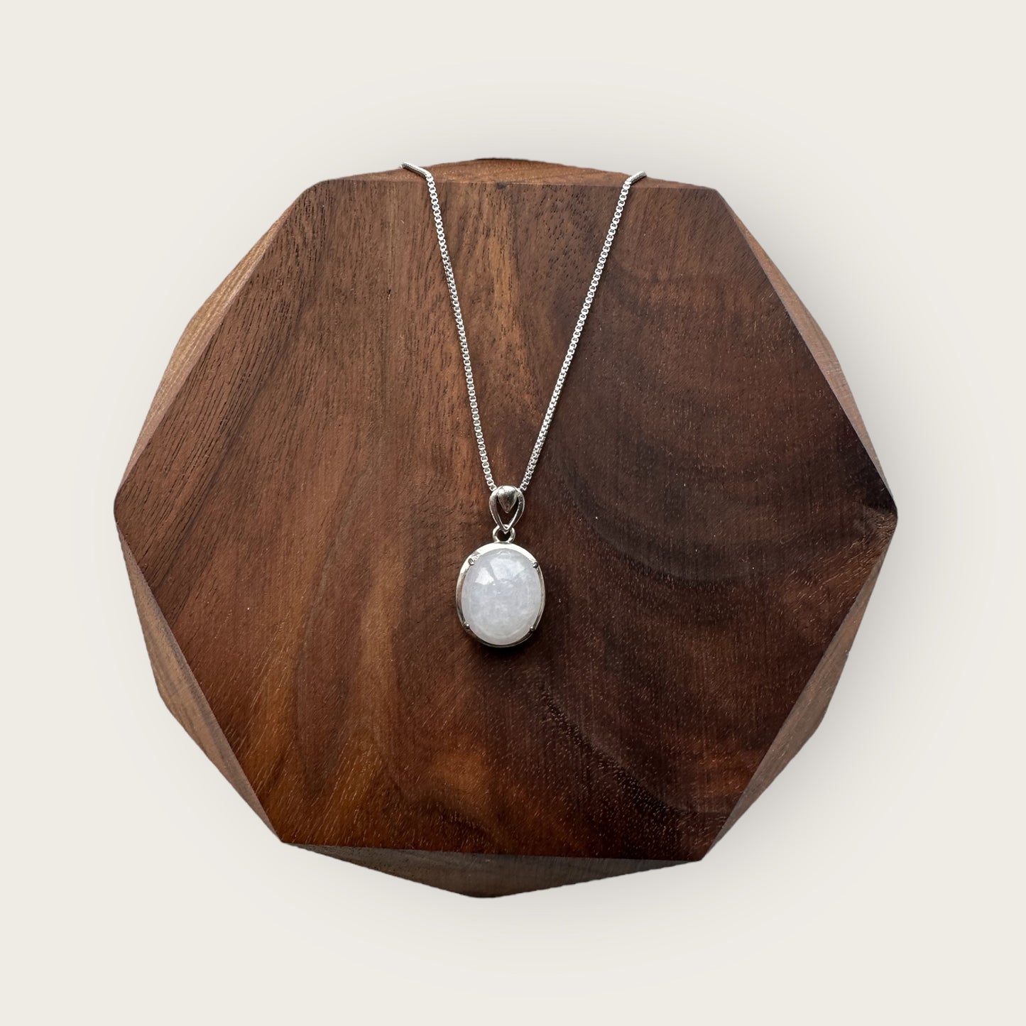 Purple Jadeite Cabochon Necklace