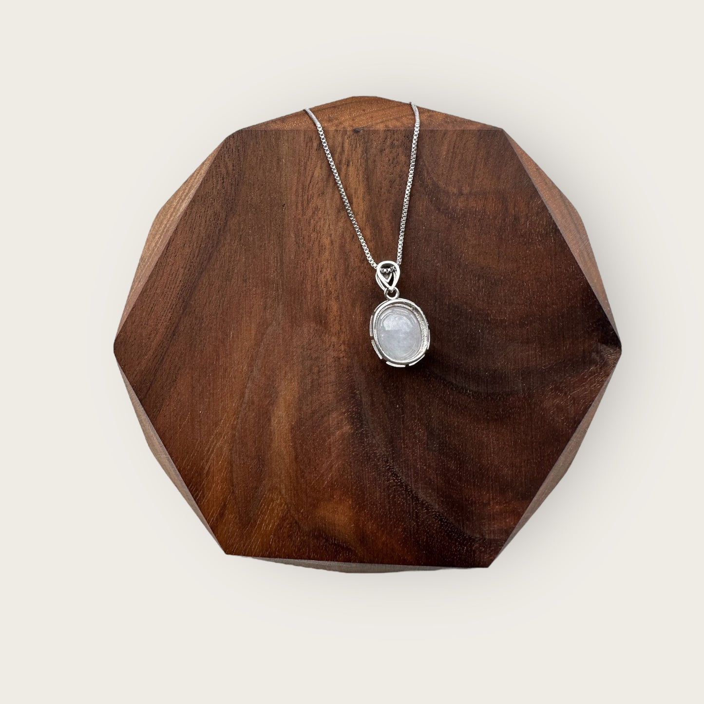 Purple Jadeite Cabochon Necklace