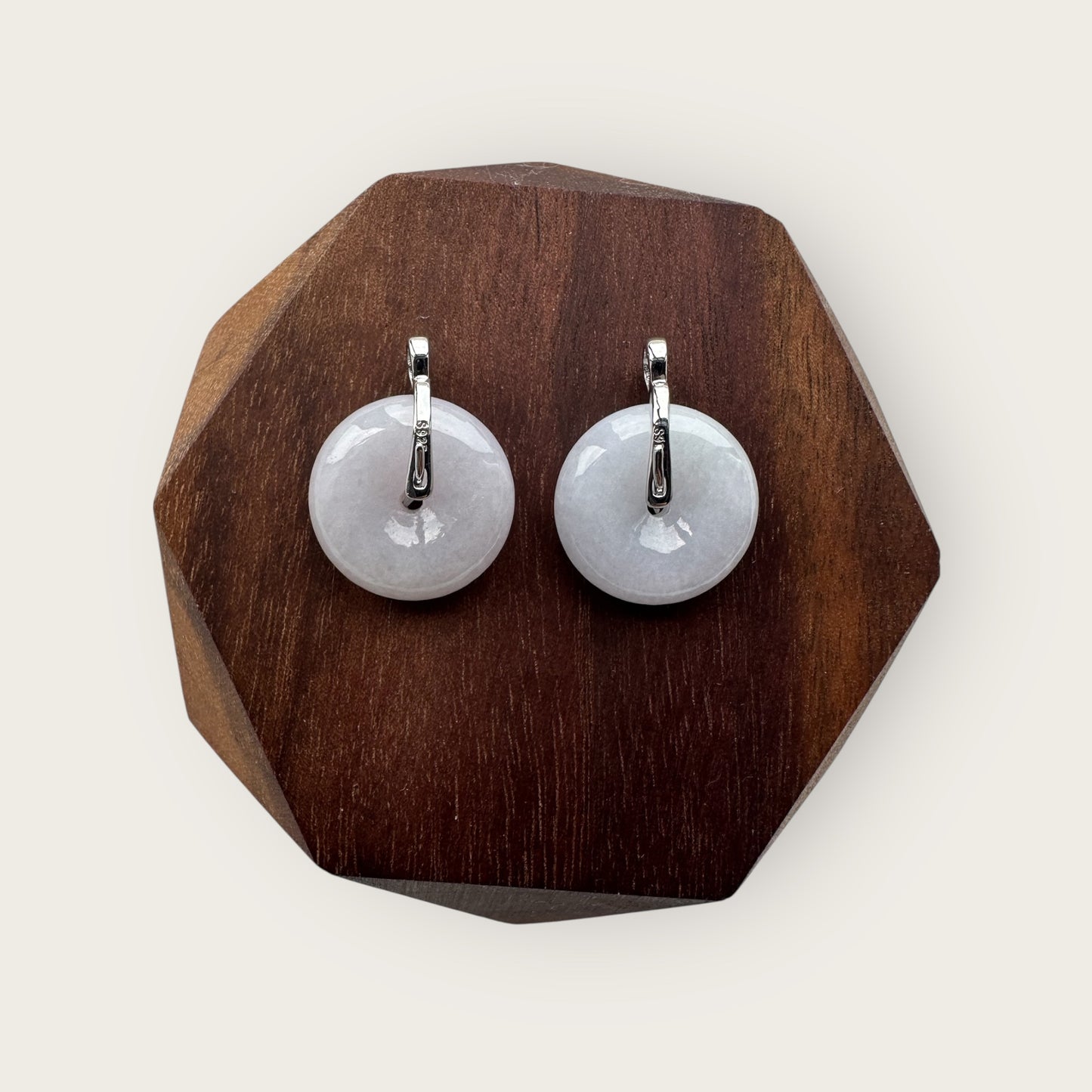 Purple Jadeite Donut Pendant