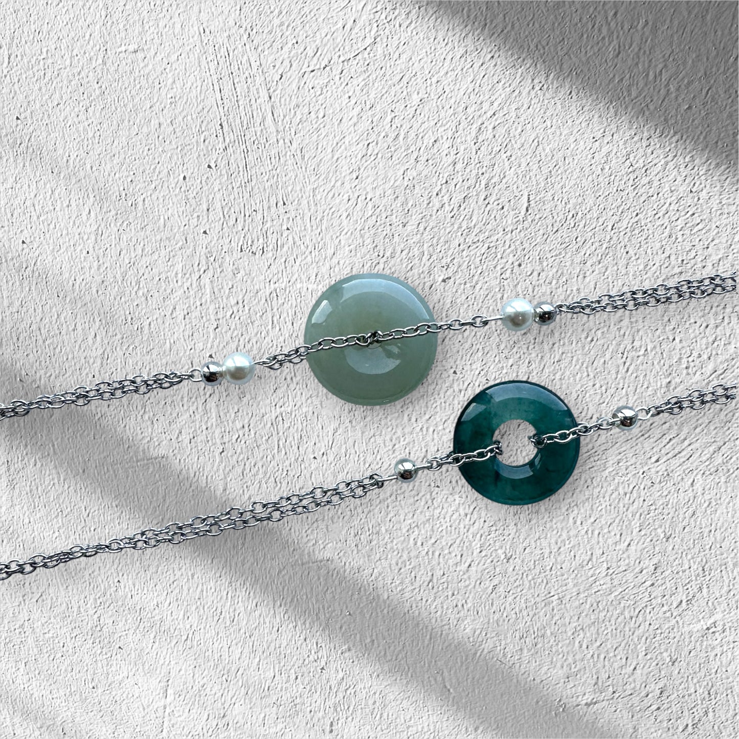 Jadeite Donut Bracelet