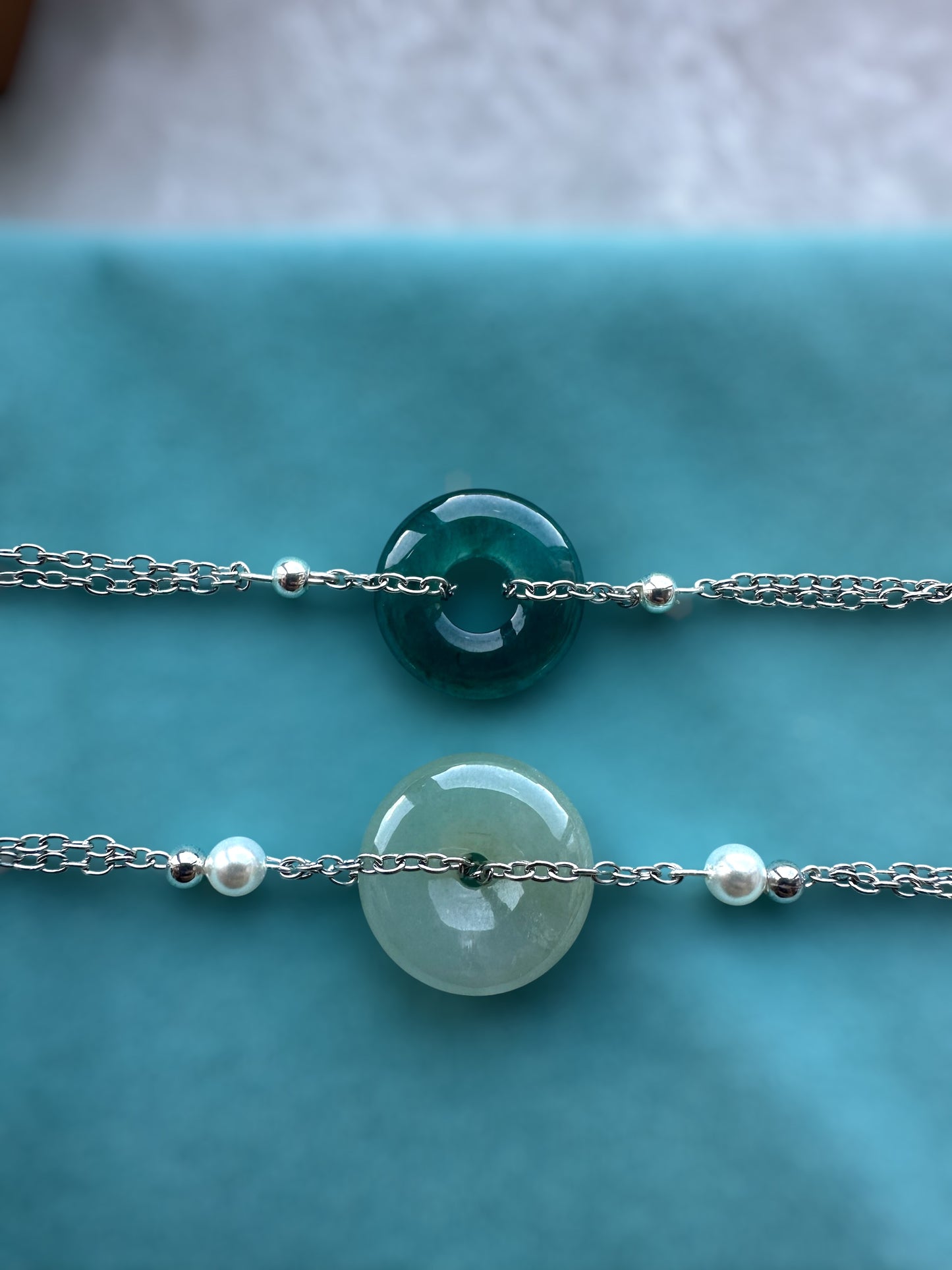 Jadeite Donut Bracelet