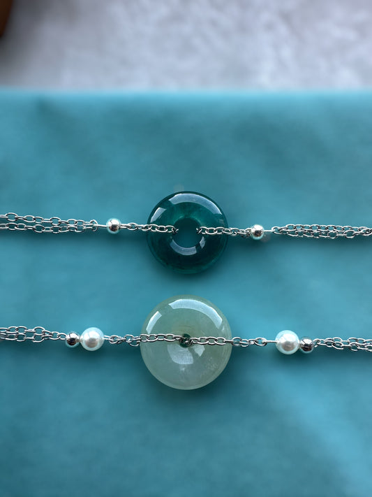 Jadeite Donut Bracelet