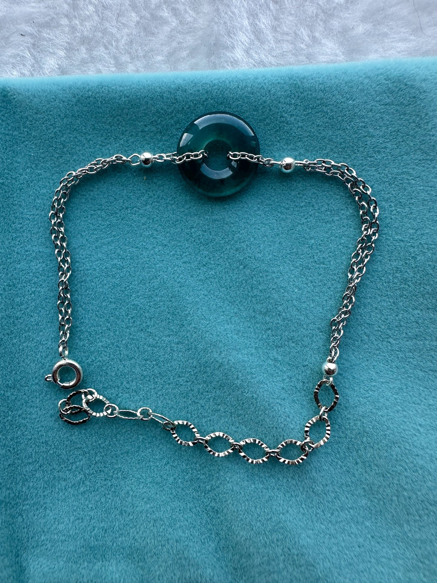 Jadeite Donut Bracelet