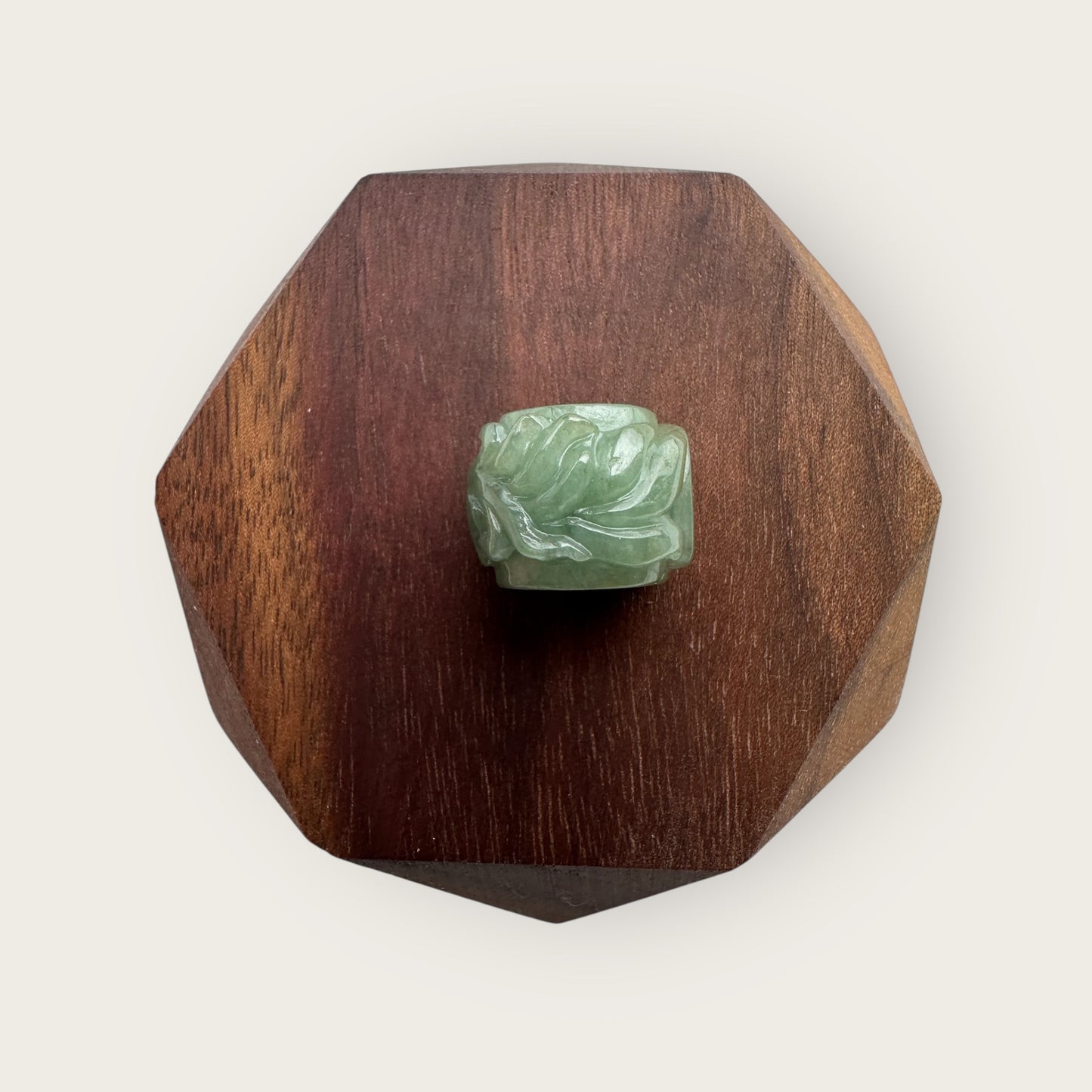 Green Rat Barrel Jadeite Necklace