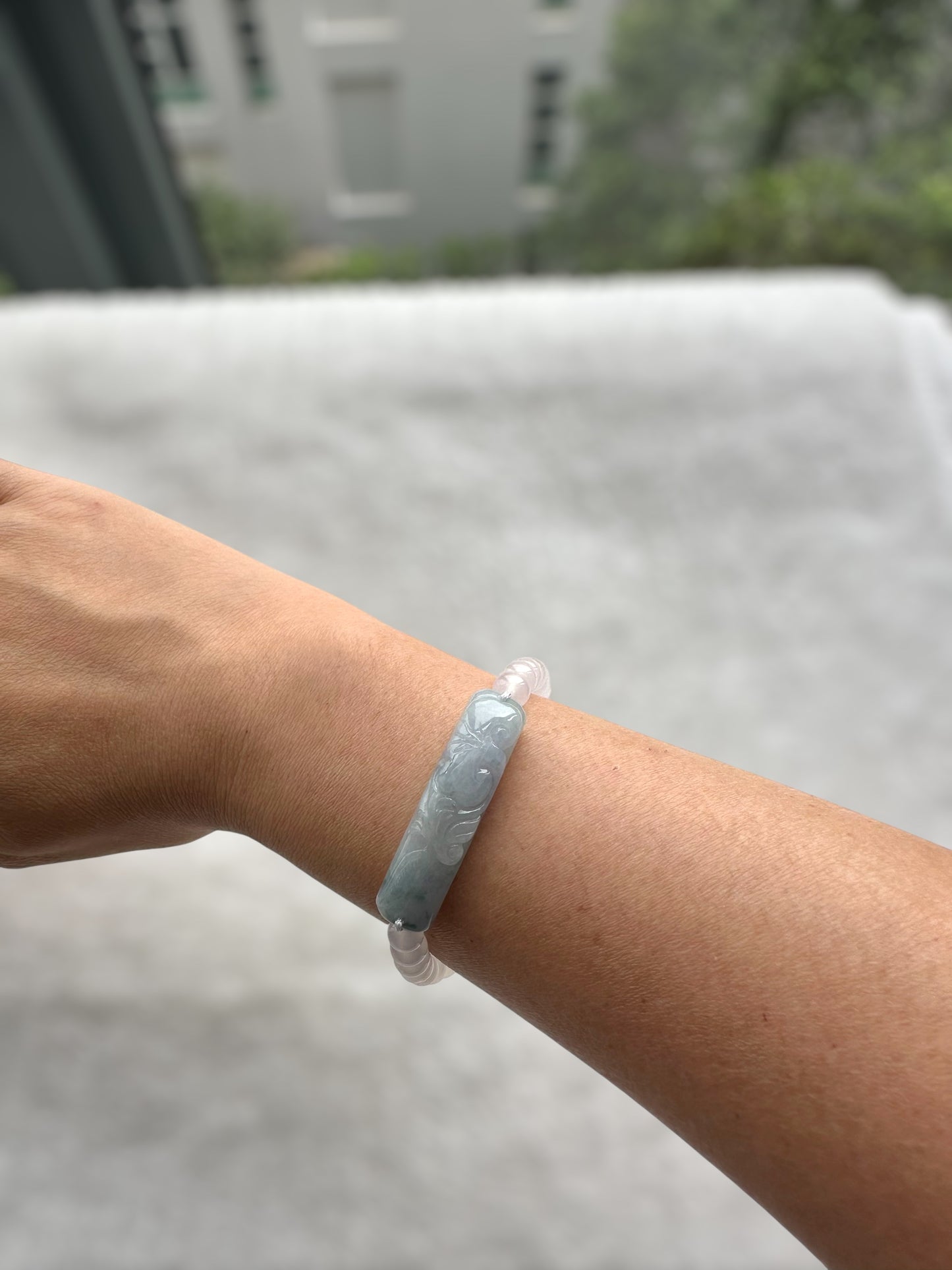 Blue Jadeite Bracelet