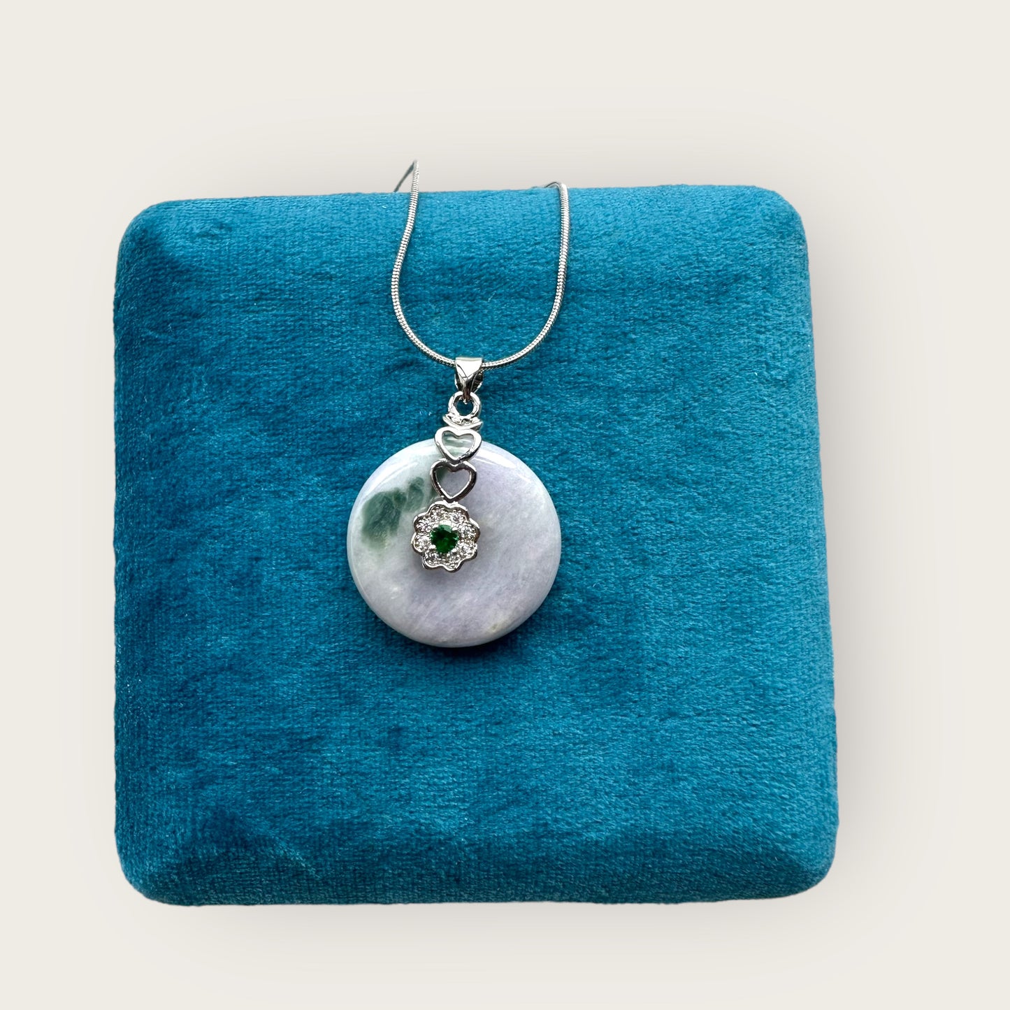 Jadeite Donut Necklace