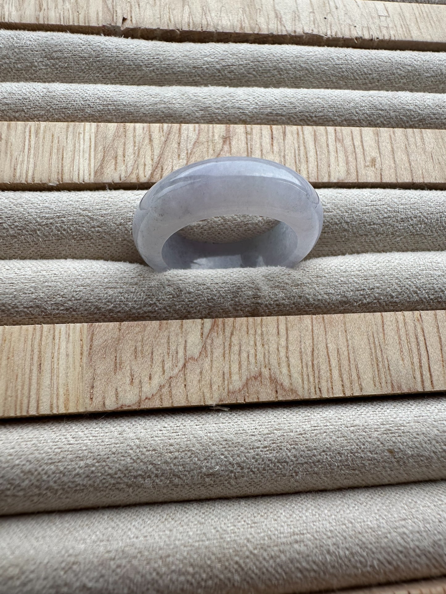 Icy Purple Jadeite Ring