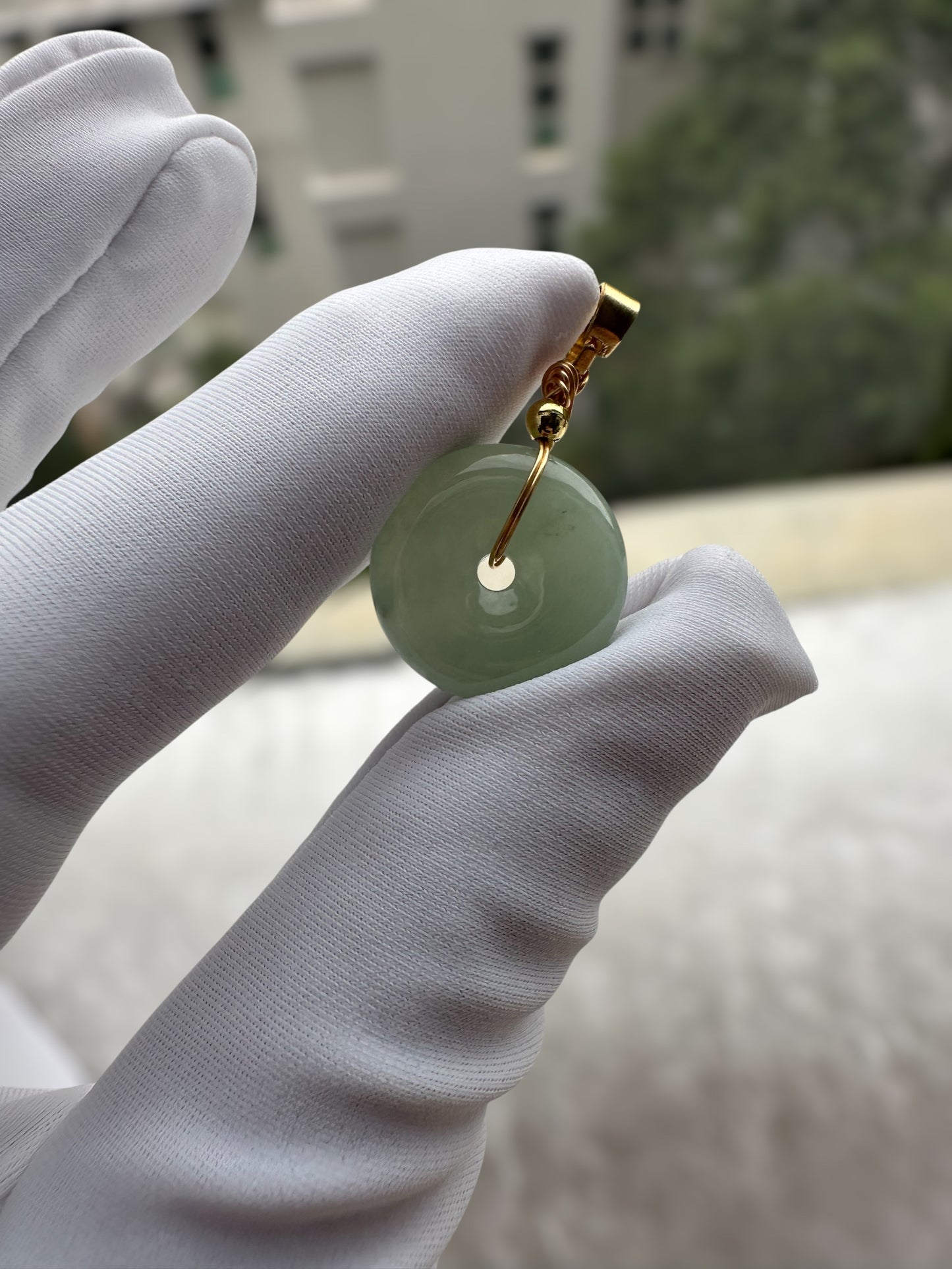 Jadeite Donut Pendant