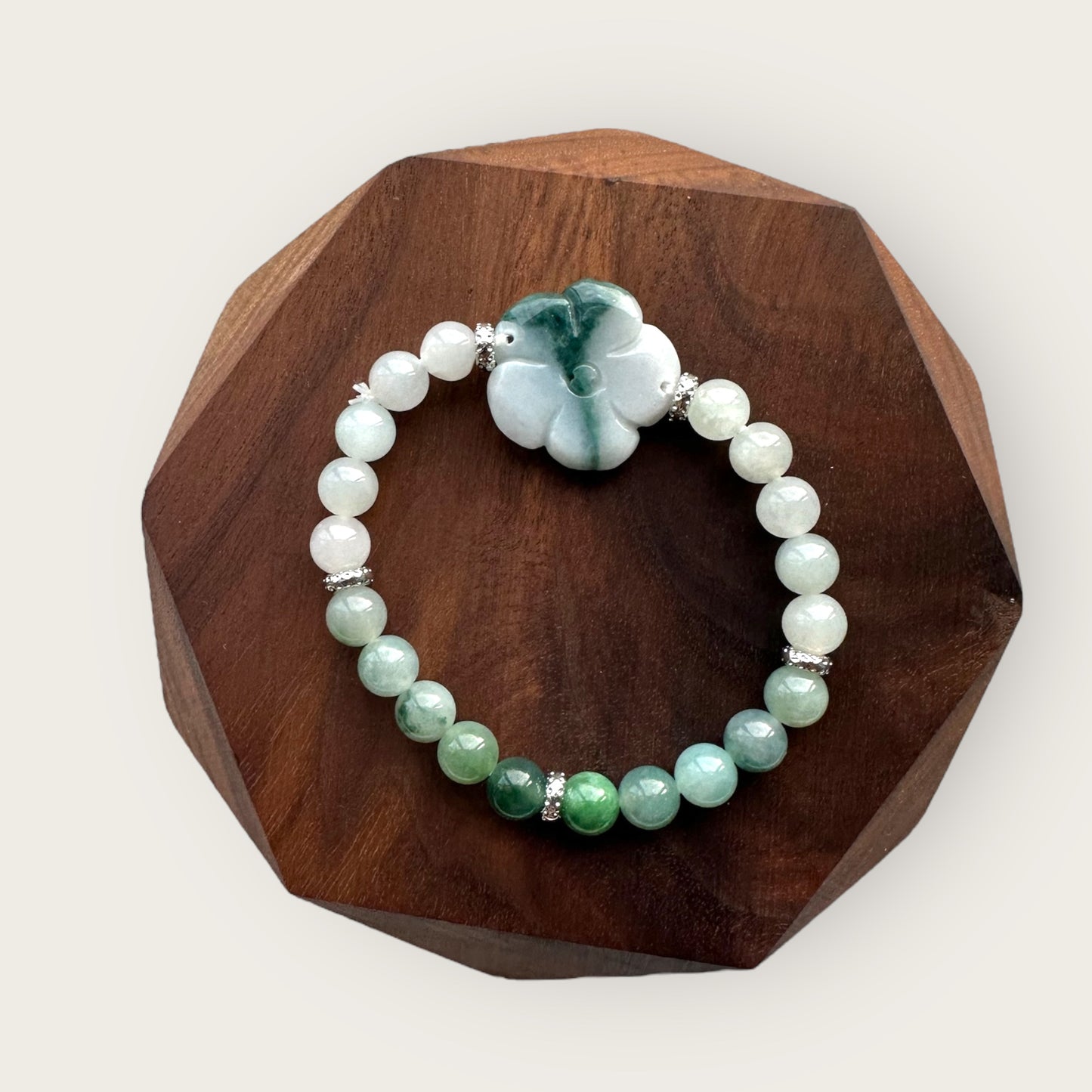 Flower Jadeite Bracelet