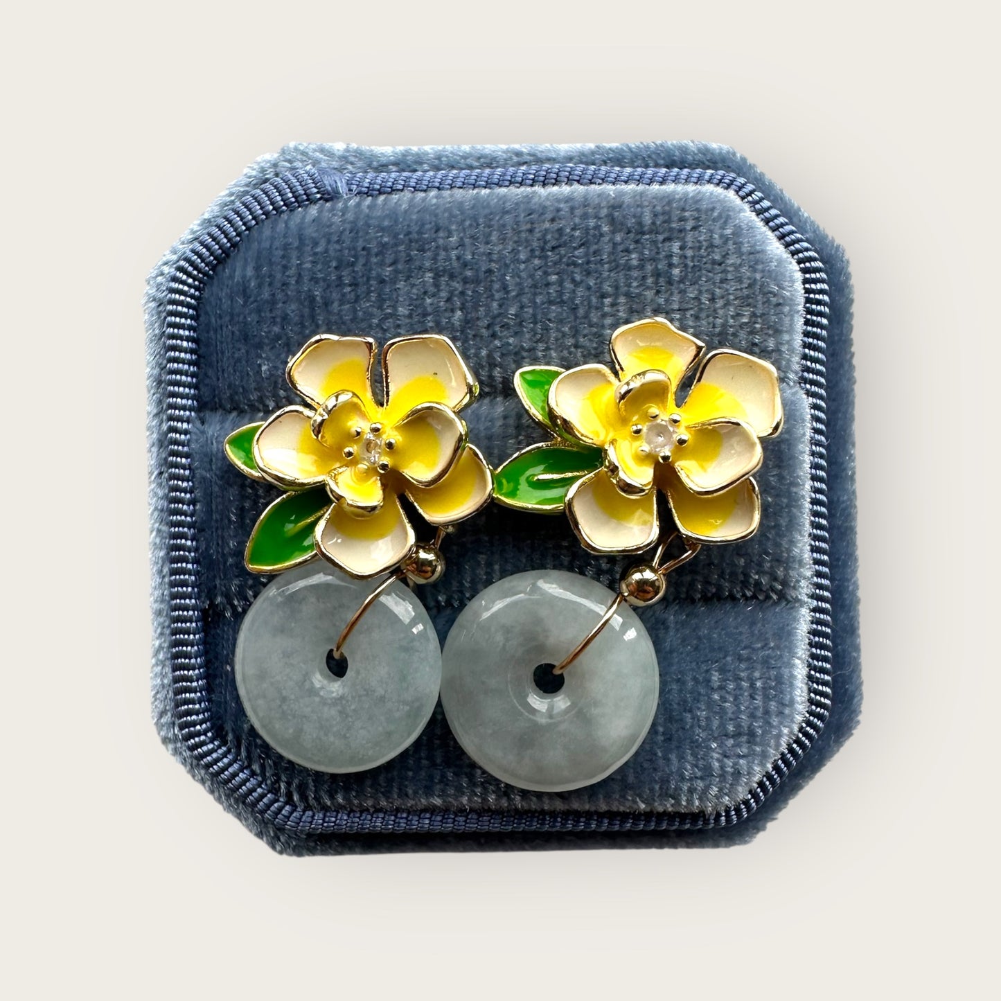 Jadeite Earring Studs