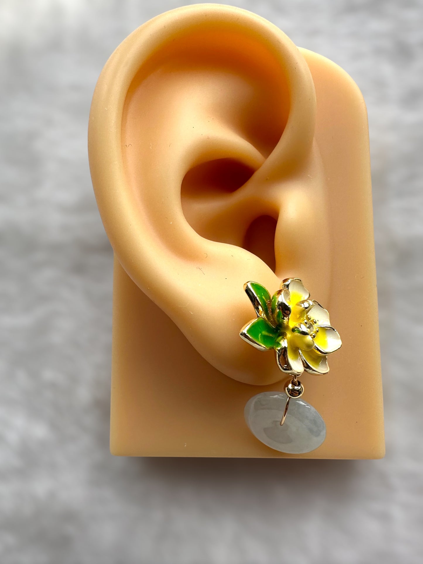 Jadeite Earring Studs