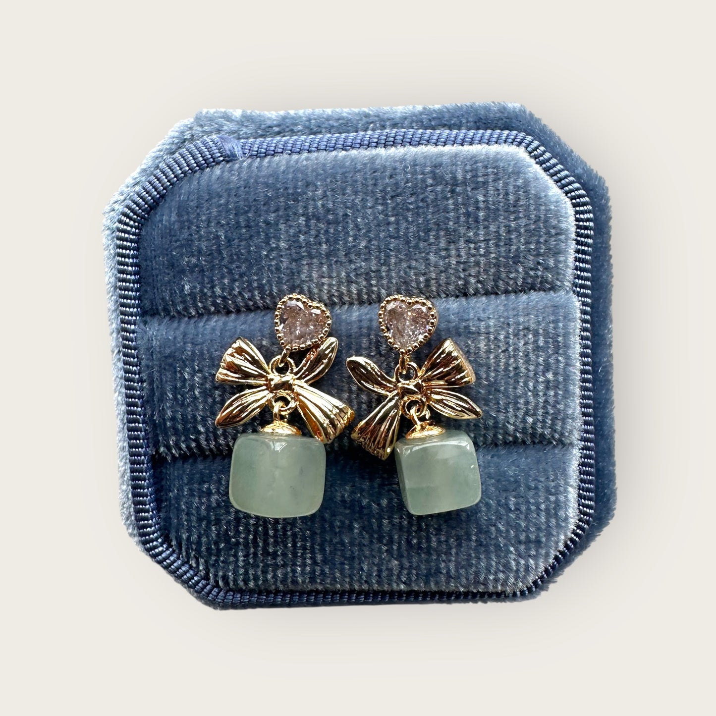 Jadeite Earring Studs